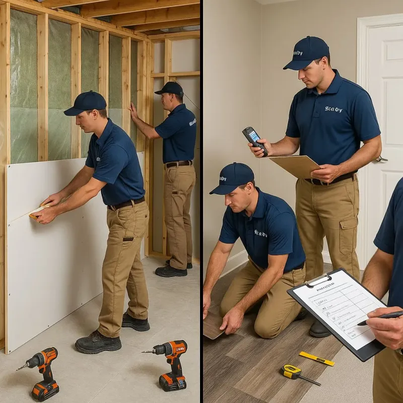 Repairs and Reconstruction process in Wyoming, PA